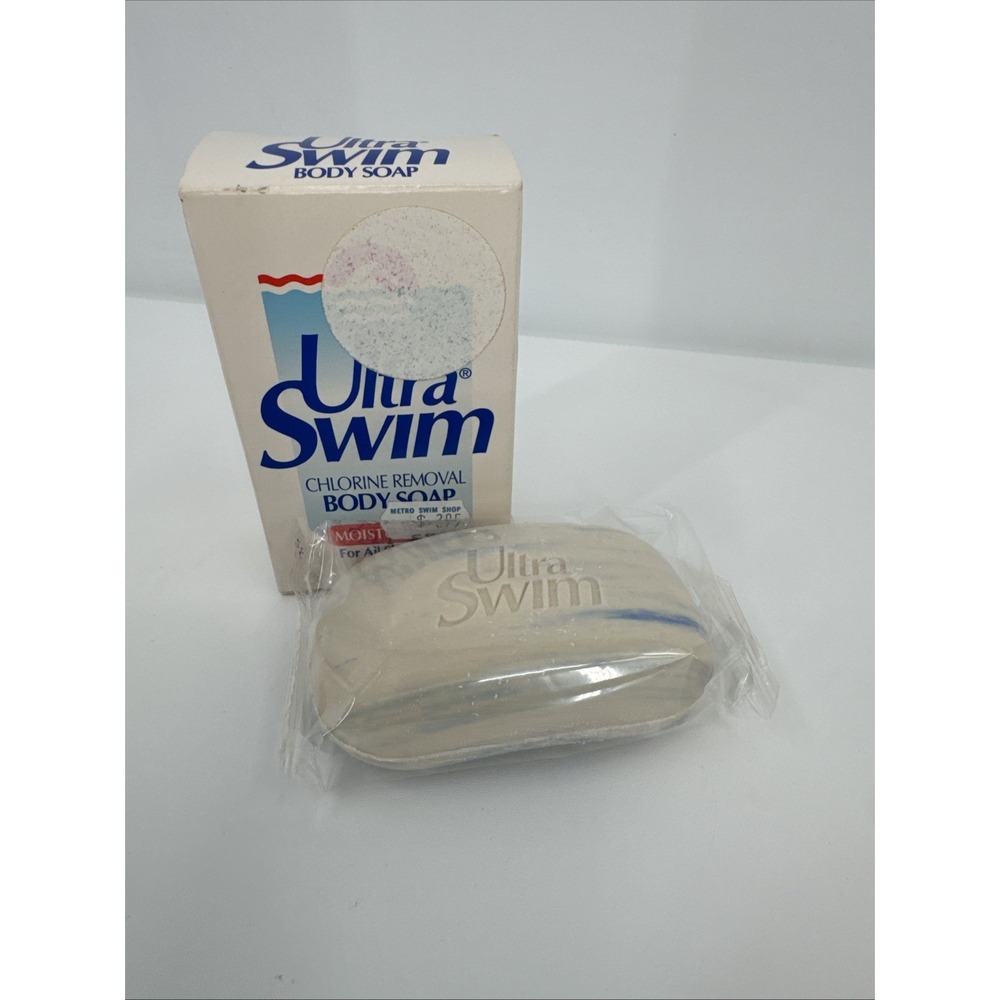 Ultra‎ Swim Bar Soap Removes Chlorine Pool SEALED Deadstock Vtg Swimmers Skin